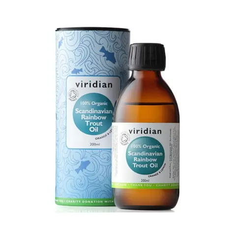 Viridian Olej ze Skandynawskiego Pstrąga Tęczowego (200 ml)