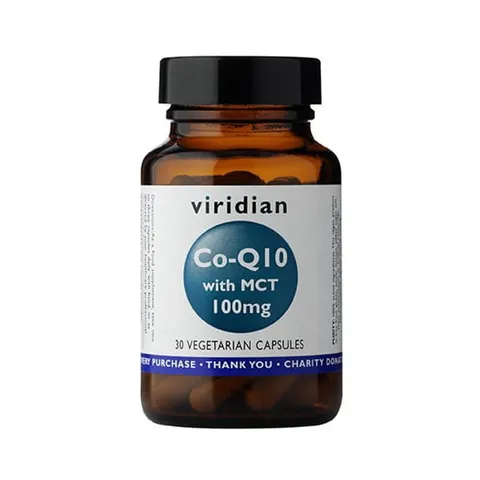 Viridian Koenzym Q10 100mg z MCT (30 kap)