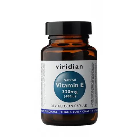 Viridian Naturalna Witamina E 330mg (400iu) (30 kap)