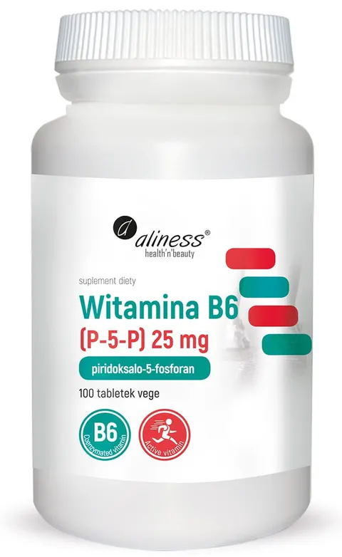 Aliness Witamina B6 (P-5-P) 25mg (100 tab)