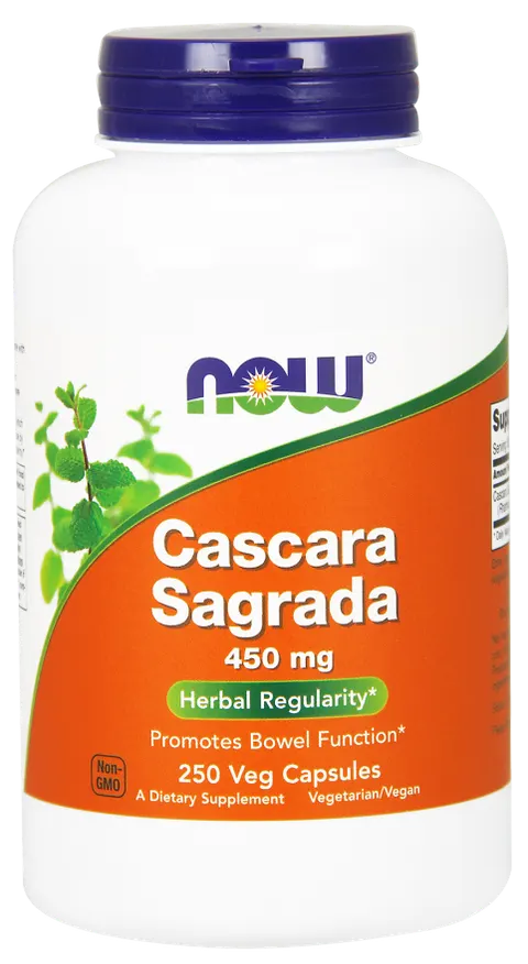 NOW Foods Cascara Sagrada 450 mg (250kap)