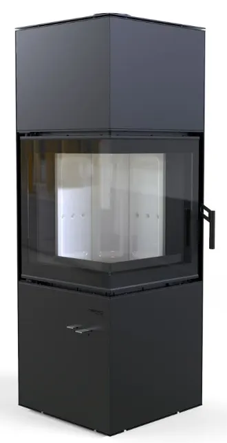 Piec narożny Defro Home QUADROOM