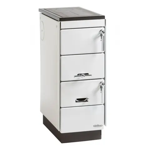 Piec kuchenny Moravia 9101 biały + chrom
