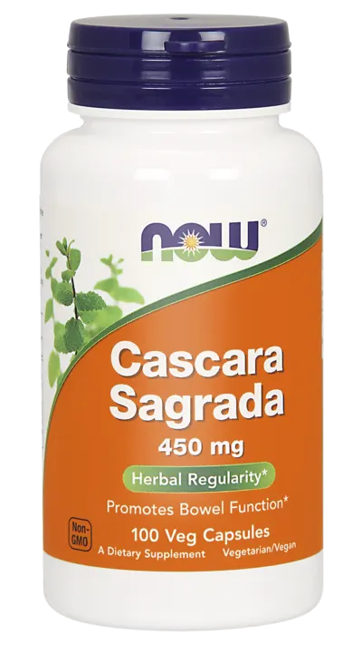 NOW Foods Cascara Sagrada 450 mg (100kap)