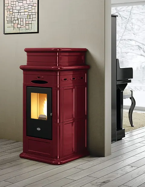 Piec kominek piecyk na pellet Eva Calor ERMINY