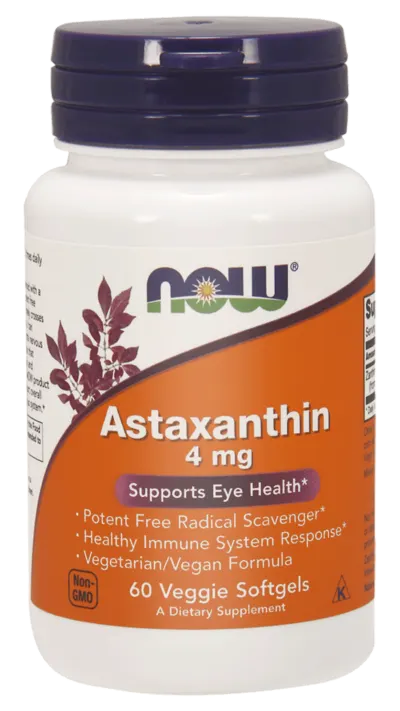NOW Foods Astaksantyna 4mg (60 kap)