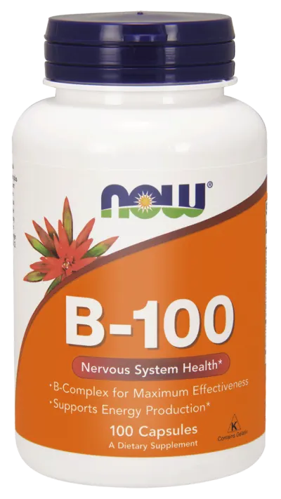 NOW Foods B-100 Kompleks witamin B100 (100 kap)