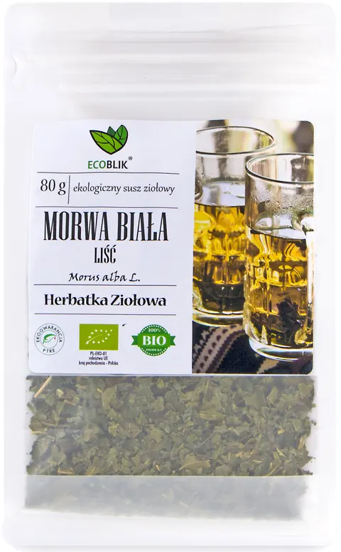 EcoBlik Morwa biała liść EKO 80g