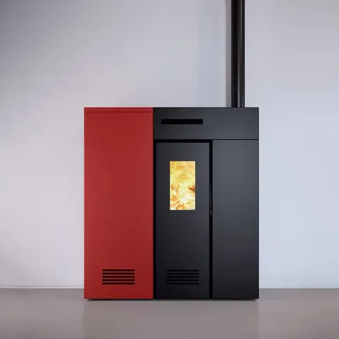 Piecyk na pellet Caminetti Montegrappa Duglia 10 kW SLIM z DGP