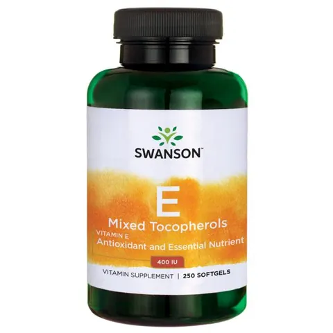 Swanson Witamina E (mieszanka tokoferoli) 400IU - (250 kap)