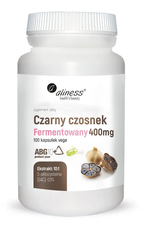 Aliness Czarny czosnek fermentowany 400 mg (100 kap)