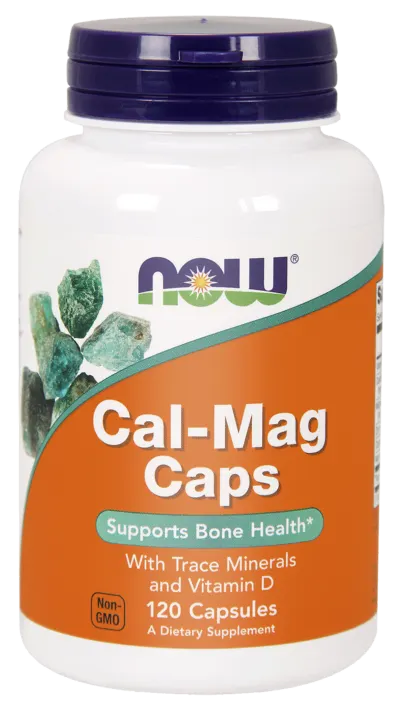 NOW Foods Cal-Mag Caps + mikroelementy (120kap)