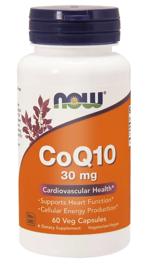 NOW Foods Koenzym Q10 30 mg (60 kap)