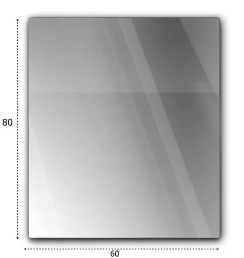 80X60 SZYBA HARTOWANA GRAFITOWA 6MM