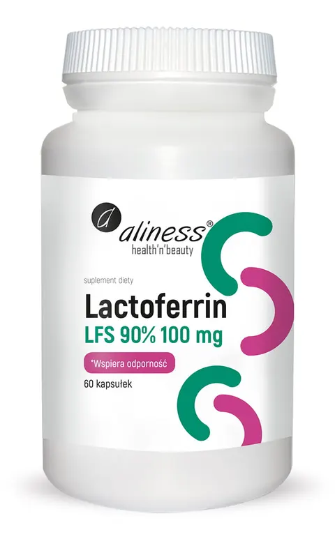 Aliness Laktoferyna LFS 90% 100 mg (60 kap)