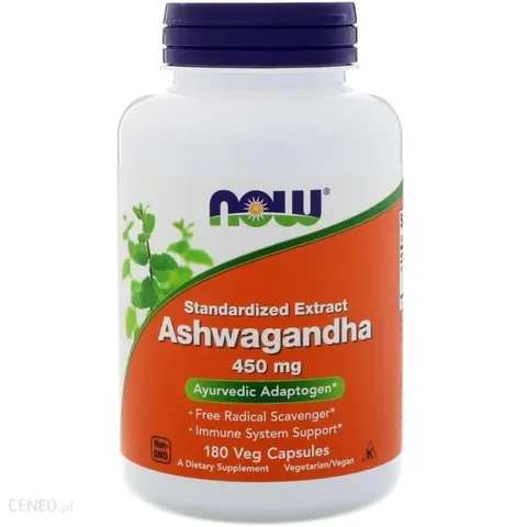 NOW Foods Ashwagandha - 450mg - (180 kap)