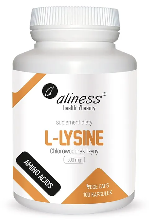 Aliness L-Lysine Lizyna 500 mg (100 kap)