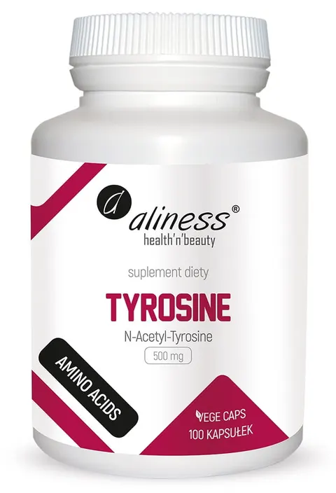 Aliness N-Acetyl-Tyrosine (tyrozyna) 500 mg (100 kap)