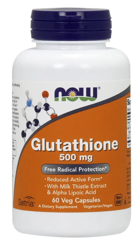 NOW Foods Glutathione( glutation)500 mg (30 kap)