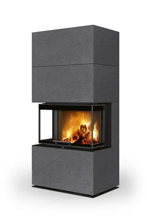 Kominek Romotop CARA C Thermaline Grey 62 10,1 kW