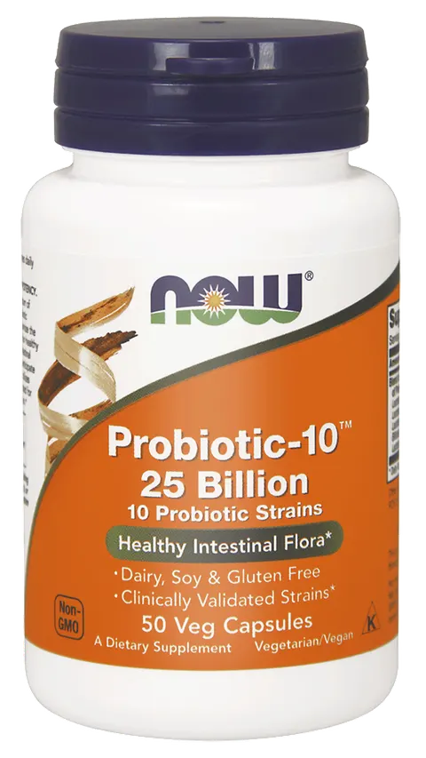 NOW Foods Probiotic-10 25mld Probiotyki (50kap)