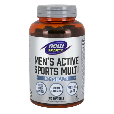 Now Foods MEN ACTIVE sport Men's (180kap)