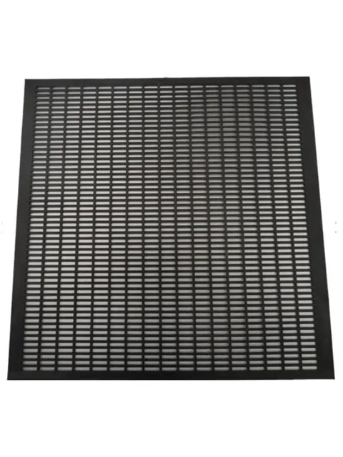 Krata plastikowa WL gruba pozioma (42x42) - CZARNA