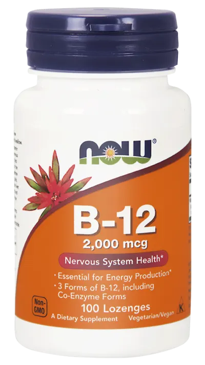 NOW Foods B12 2000 mg (100 kap)