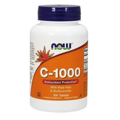 NOW Foods Witamina C 1000 z dziką różą i biofl. (100tab)