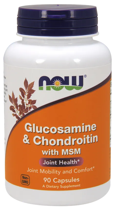 Now Foods Glukozamina & Chondroityna z MSM - (90 kap)