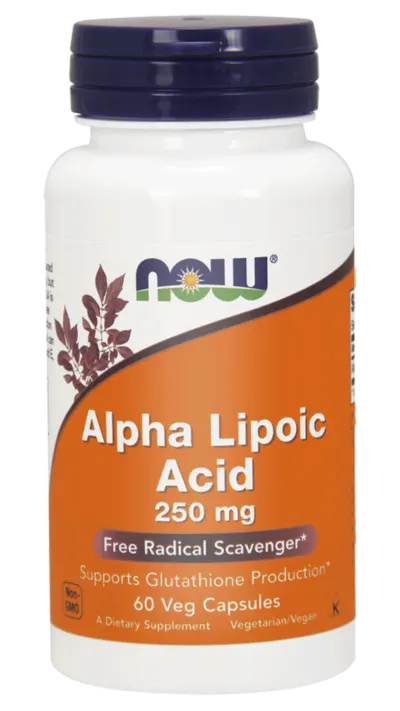 NOW Foods alpha alfa kwas ala 250 mg( 60 kap)