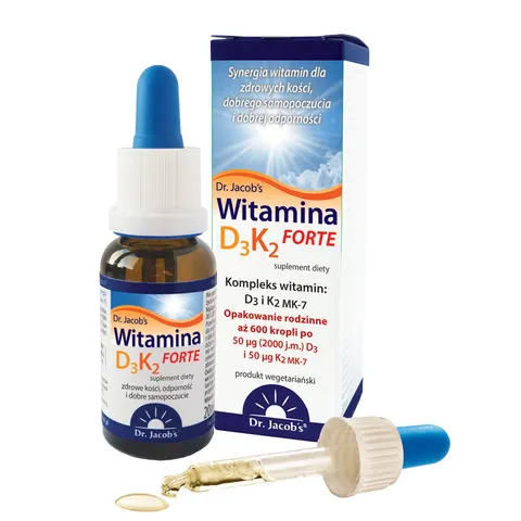 Dr Jacobs witamina d3k2 forte 20ml