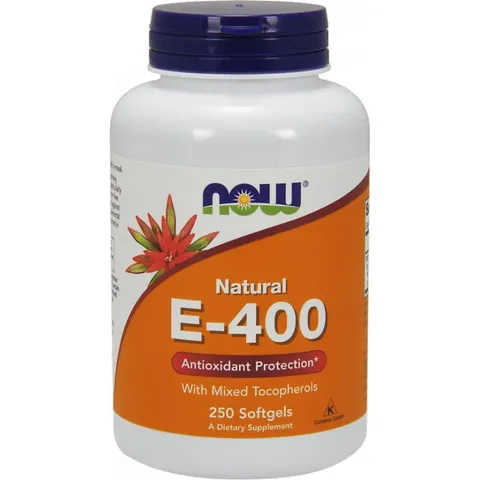 NOW Foods Witamina E- 400 mieszanka tokoferoli (250 kap)