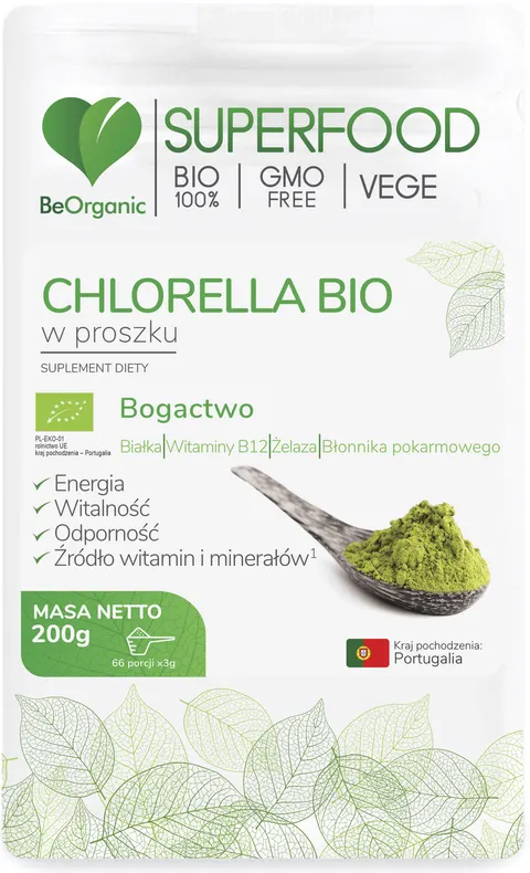 BeOrganic Medicaline Chlorella Bio 200g