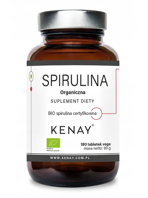 Kenay Spirulina Organiczna (180 tab)
