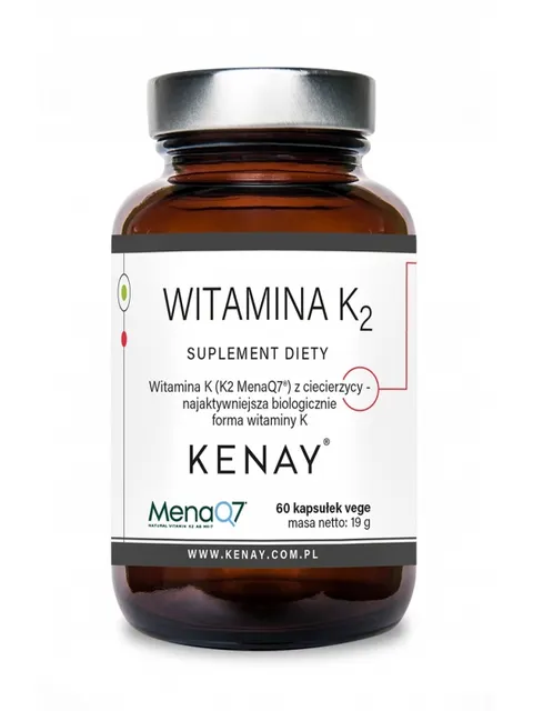 Kenay WITAMINA K2 100 µg z ciecierzycy (60 kap)