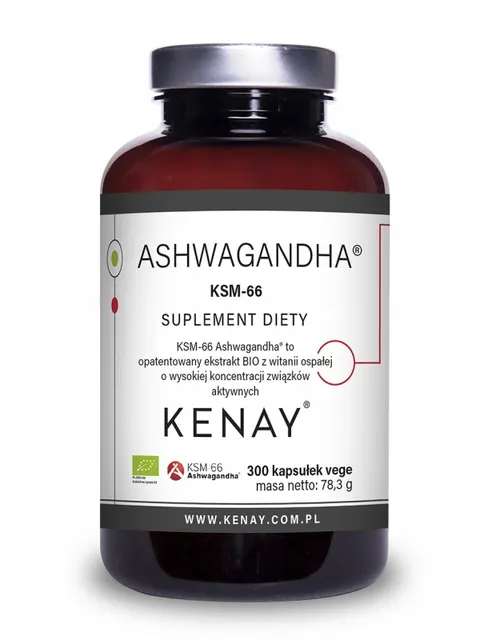 Kenay Ashwagandha KSM-66 BIO (300 kap)