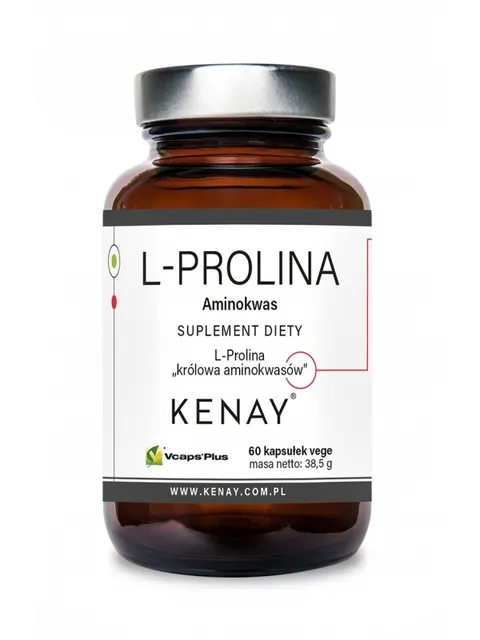 Kenay L-Prolina 520mg Aminokwas (60 kap)