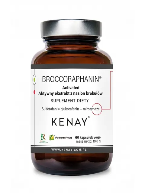 Kenay BroccoRaphanin® Activated - ekstrakt z nasion brokułów (60 kap)