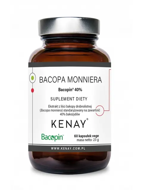 Kenay Bacopa monniera Bacopin® 40% EU (60 kap)