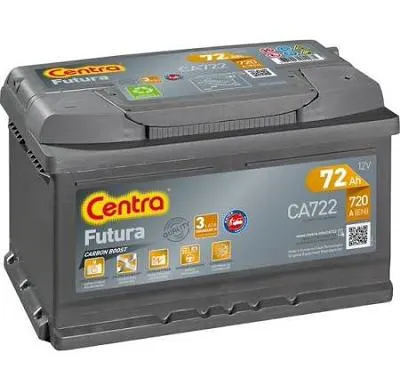 AKUMULATOR CENTRA FUTURA 72Ah 720A P+ CA722