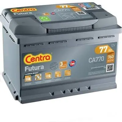 AKUMULATOR CENTRA FUTURA 77Ah 760A P+ CA770