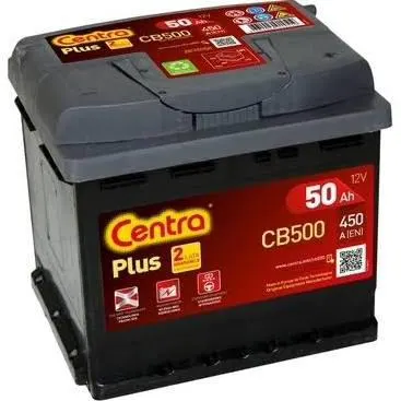 AKUMULATOR CENTRA PLUS 50AH 450A P+ CB500