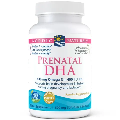 Nordic Prenatal DHA - strawberry (90 kaps.)