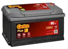 AKUMULATOR CENTRA PLUS 80AH 700A P+ CB802