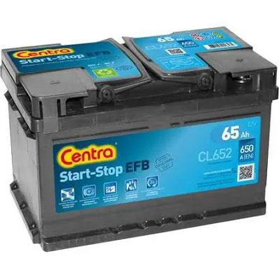 AKUMULATOR CENTRA START-STOP EFB 65AH 650A P+