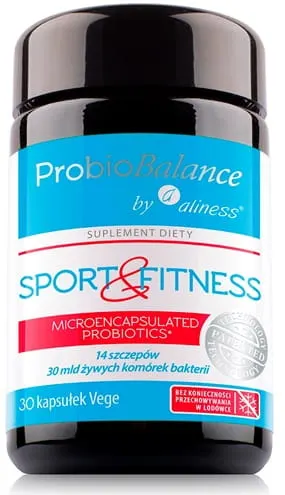 ProbioBalance od Aliness - Probiotyk Sport & Fitness Balance 30 mld. x 30 vege caps.