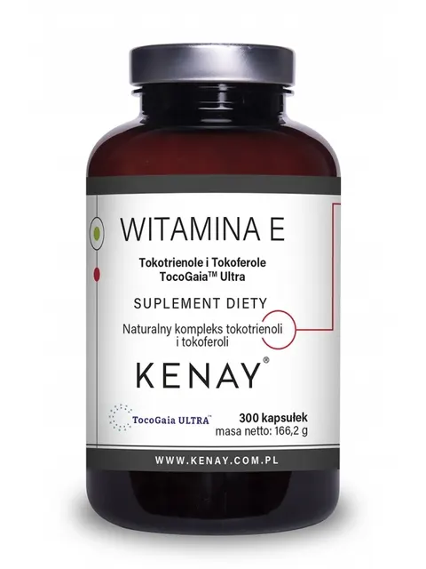 Witamina E Tokotrienole i Tokoferole TocoGaia™ Ultra 300 kaps. KENAY