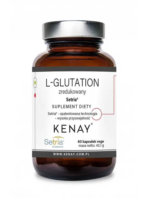 Kenay L-Glutation zredukowany 500mg Setria® (60 kap)
