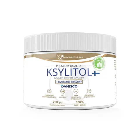 Progress Labs Ksylitol 100% Fiński Cukier Brzozowy (250g)